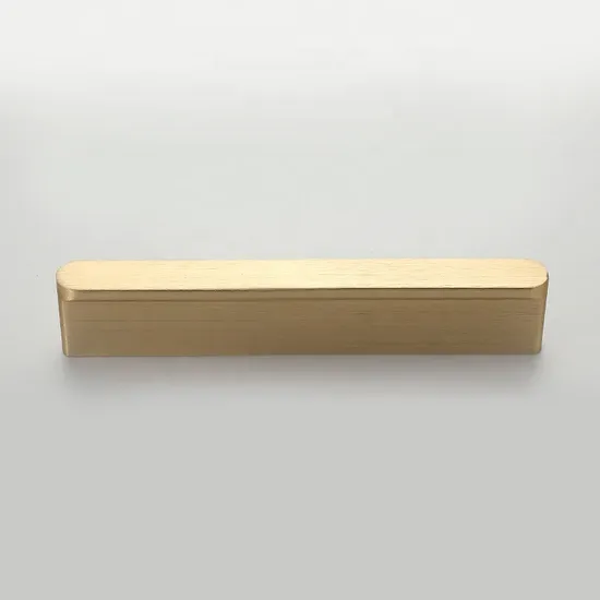 Herrajes para muebles, tirador de aluminio macizo, tiradores modernos para cajones, color negro y dorado
