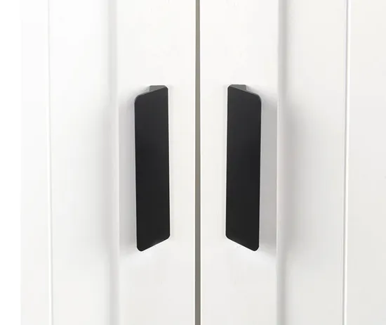 Herrajes para muebles Manija de cocina Gabinete moderno de aluminio Tiradores de aluminio