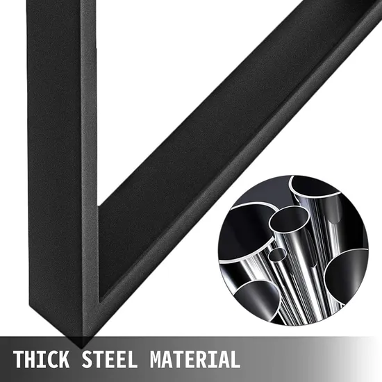 Patas de mesa de metal para oficina, comedor, café industrial, resistente, personalizadas, DIY