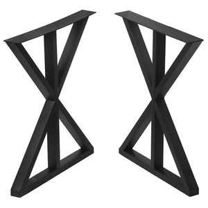 Fabricante de patas modernas para mesa de comedor de metal dorado en forma de U