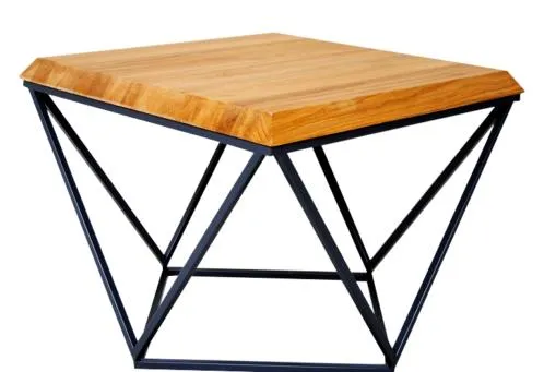 Base de mesa de centro negra de acero con pedestal de metal para mesas de mármol