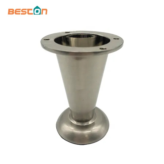Patas de muebles de zinc y acero de lujo para sofás y gabinetes | Diseño metálico moderno.