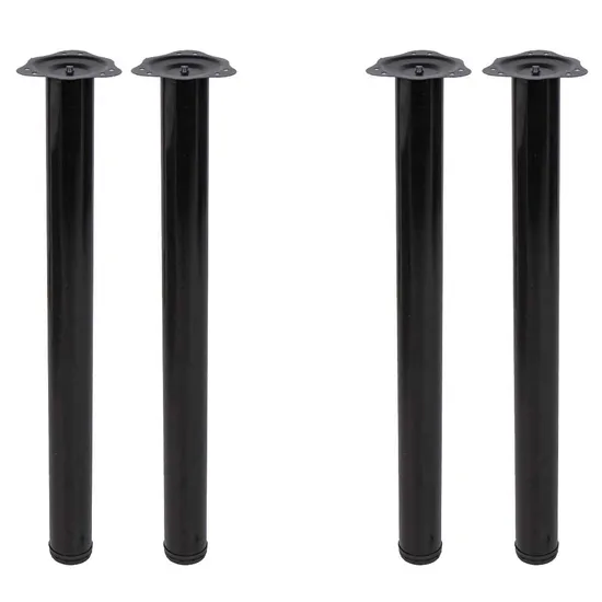 Patas de mesa de oficina con patas cromadas para muebles de comedor moderno