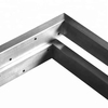 Patas de mesa de escritorio cuadradas cromadas de acero inoxidable industriales de muebles modernos de fábrica
