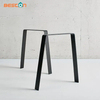 Patas de mesa de comedor en forma de L de hierro forjado al por mayor