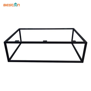 Pata de mesa de silla cromada de metal moderno