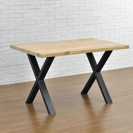 Patas de muebles de metal en forma de X Fabricante de acero Patas de mesa modernas