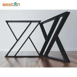 Muebles resistentes para oficina, restaurante, comedor, escritorio, patas de acero para mesa de comedor