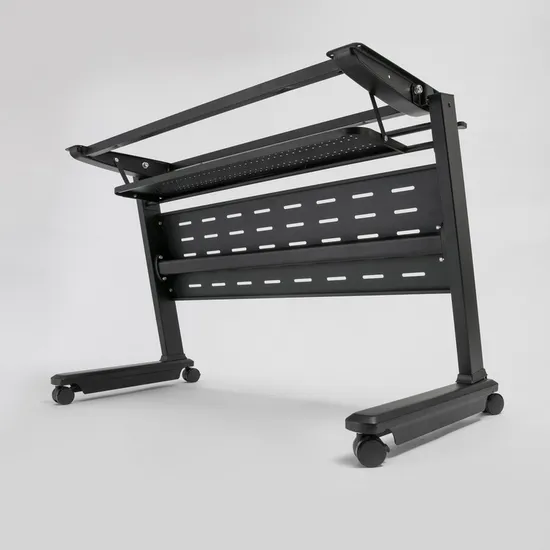 Marco de mesa plegable de metal ajustable de alta calidad con salida de fábrica
