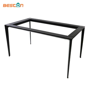 Muebles Oficina Comedor Escritorio Metal industrial Aleación de aluminio Vidrio Mármol Patas de mesa