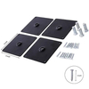 Patas de mesa de metal ajustables en altura de 28 pulgadas de alto
