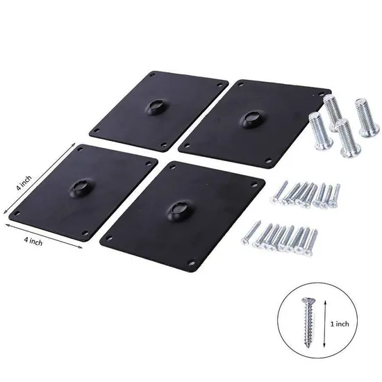 Patas de mesa de metal ajustables en altura de 28 pulgadas de alto