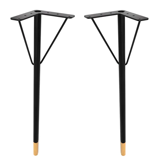 Muebles de comedor de metal, patas de escritorio, banco de oficina, patas de mesa auxiliar