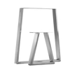 Patas de mesa de comedor de acero inoxidable modernas trapezoidales a precio de fábrica