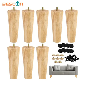 Patas de muebles de madera modernas para armarios, sofás y sillones: elegantes patas de repuesto para decoración del hogar