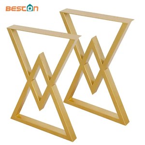 Muebles resistentes para oficina, escritorio de comedor, patas de mesa de metal de acero cuadradas