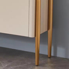 Gabinete lateral de entrada de madera maciza de pared neoclásico chino moderno de lujo con almacenamiento