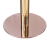 Muebles Restaurante Café Comedor Chrome Tulip Base de mesa de metal de acero inoxidable moderna