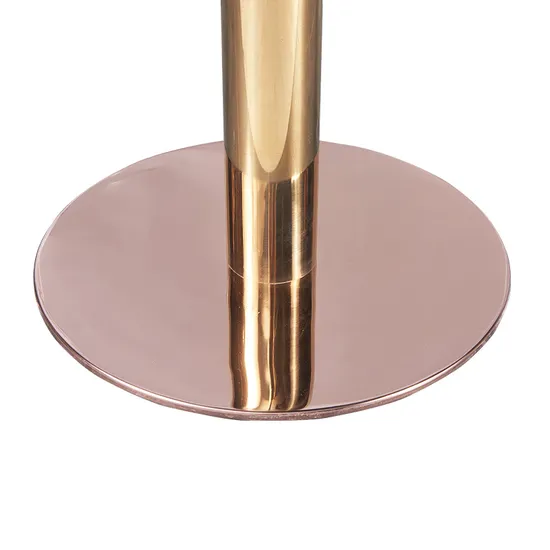 Muebles Restaurante Café Comedor Chrome Tulip Base de mesa de metal de acero inoxidable moderna
