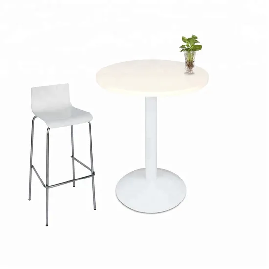 Base de mesa de centro de comedor de hierro blanco adornado vendedora caliente