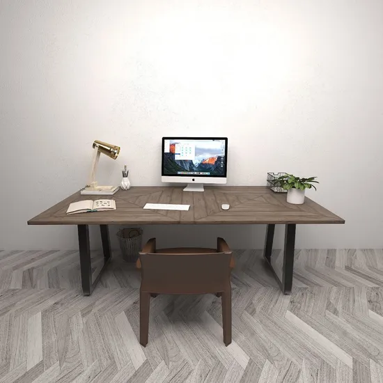 Escritorio industrial, banco de oficina, comedor, café, muebles de comedor, patas de mesa de metal