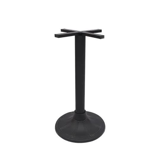 Base grande de acero de la mesa de centro de Chrome del metal del escritorio del pedestal del comedor moderno