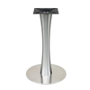 Base de mesa de comedor redonda moderna de acero inoxidable
