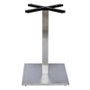 Mesa de comedor industrial al por mayor de la base del oro del metal base de la tabla