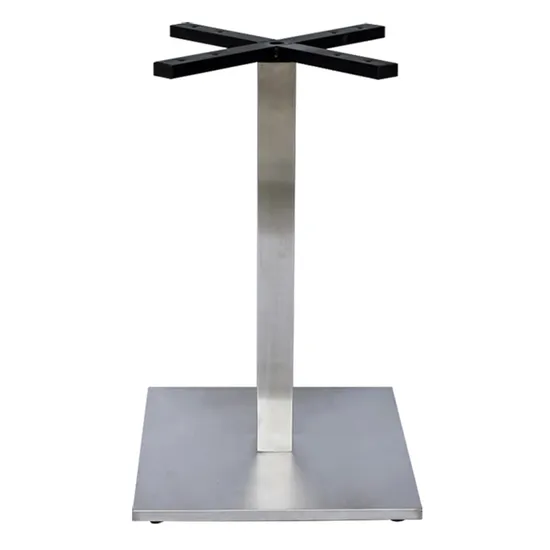 Mesa de comedor industrial al por mayor de la base del oro del metal base de la tabla