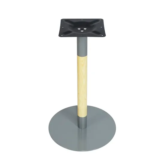 Patas de mesa redondas de tubo de hierro con base de mesa de alta calidad hechas de hierro