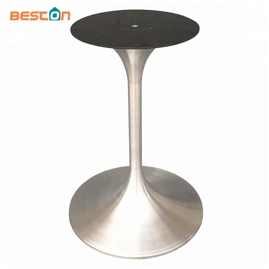 Base de mesa de tulipán para cena con muebles de metal a un precio favorable para venta directa de fábrica
