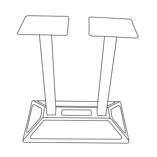Patas de mesa de hierro fundido con recubrimiento en polvo bien fabricadas con fondo texturizado ornamental al por mayor