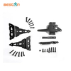 Kit de herrajes para puertas y cercas de acero galvanizado de alta resistencia para puertas exteriores