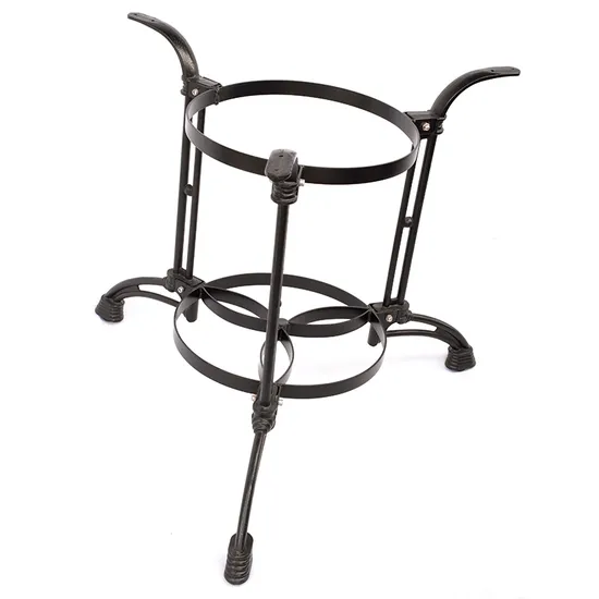 Patas de mesa de hierro fundido Wourght ornamentales antiguas para mesa de comedor de restaurante