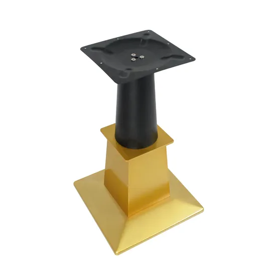 Suministro directo de fábrica de base de mesa de metal personalizada de hierro fundido