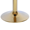 Base de mesa de comedor de hierro, soporte de mesa de centro de oro forjado