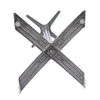 Pata plegable ajustable de la tabla del metal de la aleación de aluminio de la base de la tabla de los muebles de encargo