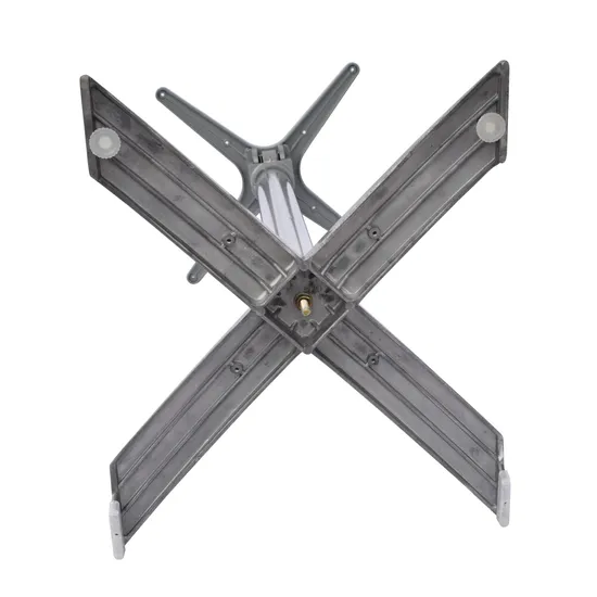 Pata plegable ajustable de la tabla del metal de la aleación de aluminio de la base de la tabla de los muebles de encargo