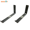 Soportes para estantes, soporte de esquina en ángulo recto en forma de L de hierro grueso para colgar en la pared