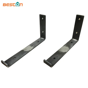 Soportes para estantes, soporte de esquina en ángulo recto en forma de L de hierro grueso para colgar en la pared