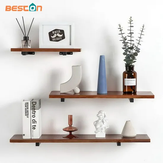 4 cajas de soportes para estanterías recargados de 30 cm de grosor