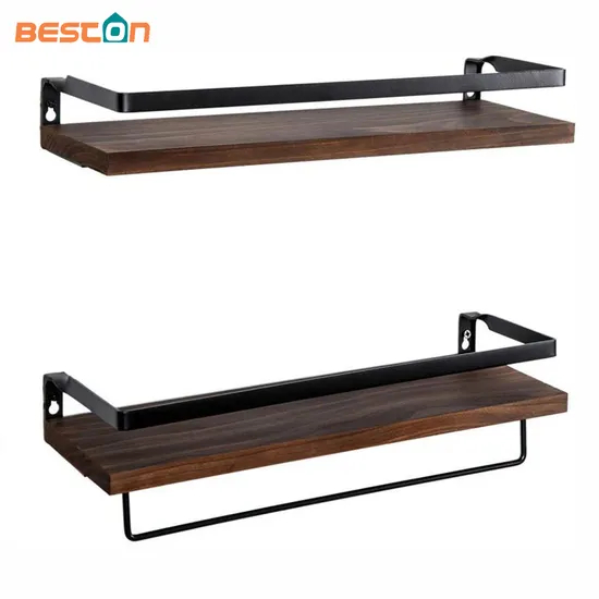 Estantes flotantes, estantes de almacenamiento montados en la pared para cocina y baño