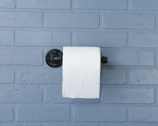 Toallero de papel de cocina, soportes de soporte para papel de cocina, montaje en pared de acero inoxidable