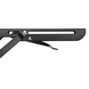 Banco de mesa triangular de metal, soportes de estante de 14/16 pulgadas, soporte plegable inoxidable