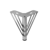 Patas de sofá ajustables de metal moderno: 12-18 cm de altura, patas de muebles elegantes para sofá y sillón