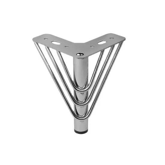 Patas de sofá ajustables de metal moderno: 12-18 cm de altura, patas de muebles elegantes para sofá y sillón