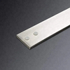 Kit de herrajes para puertas corredizas de granero de doble derivación de acero de níquel cepillado: solución elegante para interiores y armarios modernos