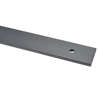 Kit de herrajes para puerta de granero plegable individual de montaje lateral resistente con riel de rodillos