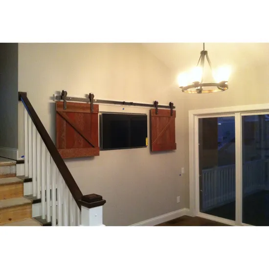 Mini perchas para puertas corredizas de granero