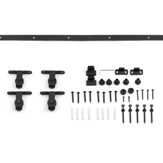 Kit de herrajes para puertas corredizas de granero clásico para gabinete